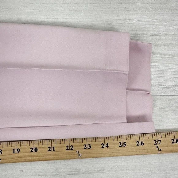 Ted Baker Anett Side Seam Detail Trousers Ankle Pants Size US 6 Baby Pink